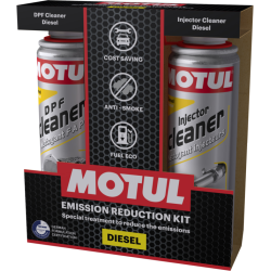 MOTUL Emission Reduction Kit Diesel 2x300 ml. - Комплект добавки за почистване горивната и изпускателна система на дизелови автомобили