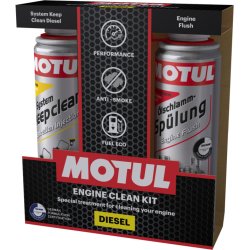 MOTUL Engine Clean Kit Diesel 2x300 ml. - Комплект добавки за цялостно почистване на дизелови двигатели